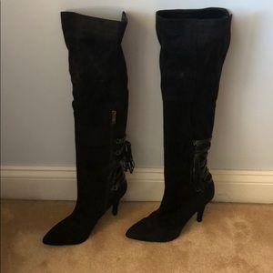 Bcbg over the knee stiletto boots sz 9